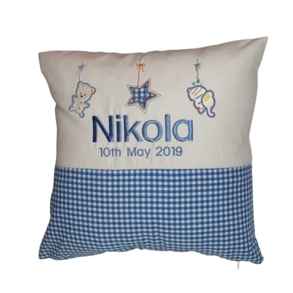 Personalised lullaby design cushion Thumbnail