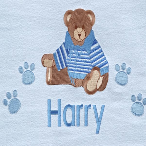 Bronte Bear Personalised Blanket Thumbnail