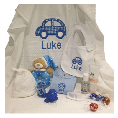 Baby Boy Personalised Hampers Thumbnail