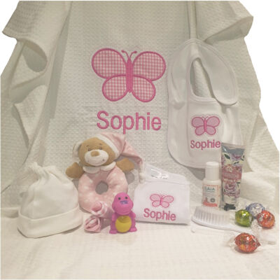 Baby Girl Personalised Hampers Thumbnail