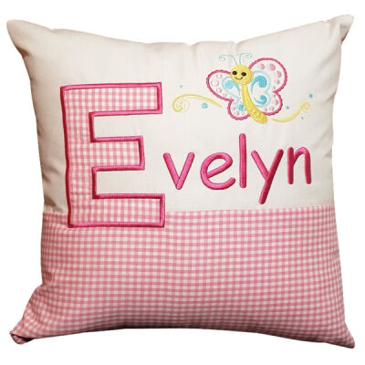 Personalised little butterfly cushion Thumbnail