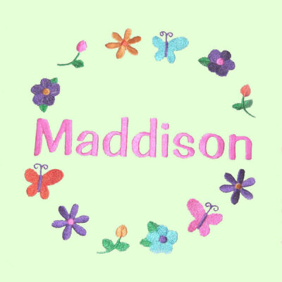 Funky Flowers Personalised Blanket Thumbnail