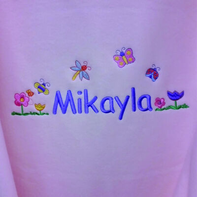 In the Garden Personalised Baby Blanket Thumbnail