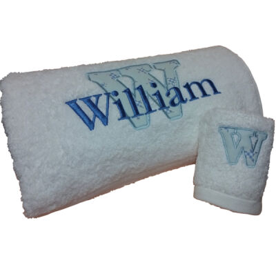Personalised Applique Bath Towel Thumbnail
