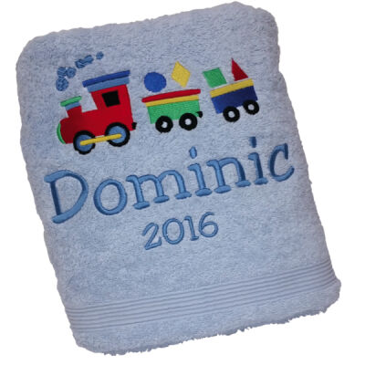 Toot Toot Personalised Bath Towel Thumbnail