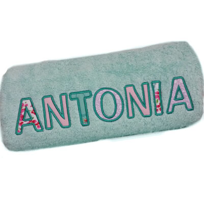 Applique Personalised Bath Towel Thumbnail