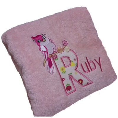 Little Bird Personalised Bath Towel Thumbnail