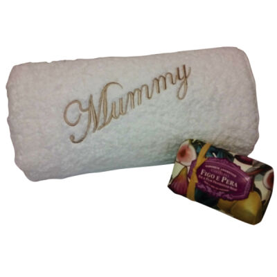 Personalised bath towel & Castelbel soap Thumbnail
