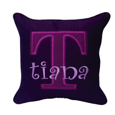 Personalised Denim cushion Thumbnail