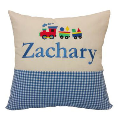 Copy of Personalised Star gingham cushion Thumbnail