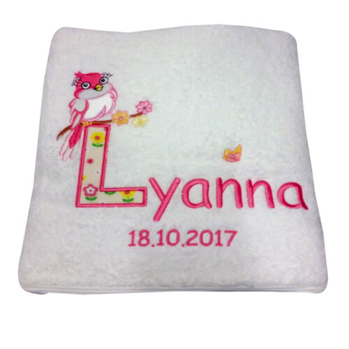 Sheridan Little Bird Personalised Bath Towel Thumbnail