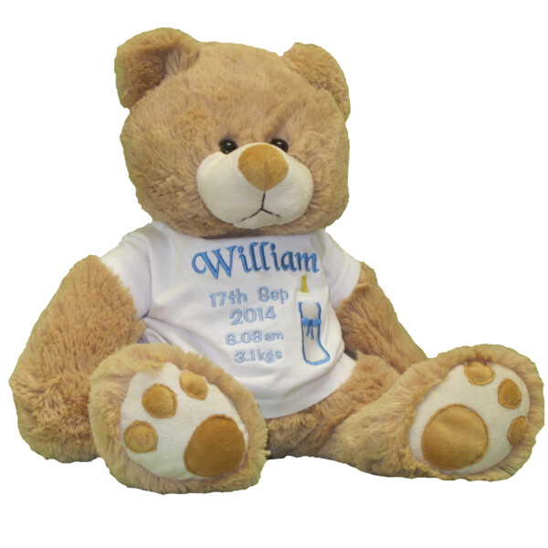 Embroidered teddy discount bears for babies