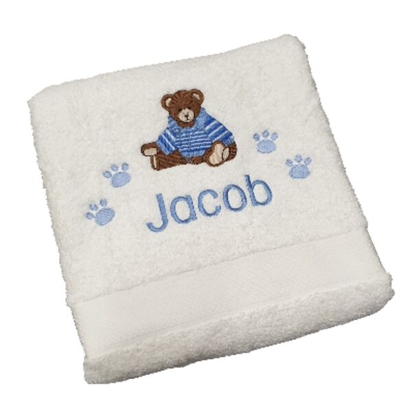 Bronte Bear Personalised Bath Towel Thumbnail