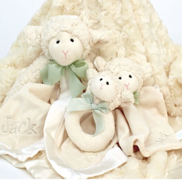 Three Snuggly Lambs...personalised Thumbnail