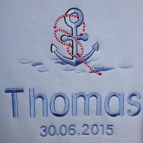 Anchor Personalised Blanket Thumbnail