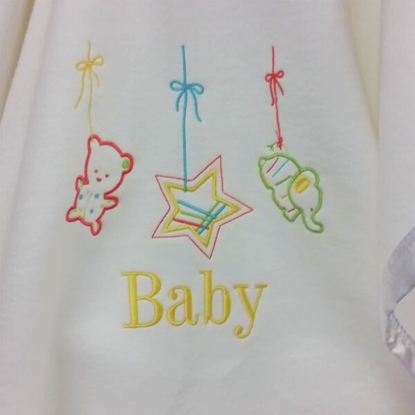 Lullaby Personalised Baby Blanket Thumbnail