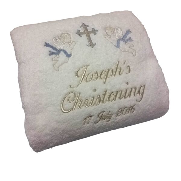 Sweet Angel Christening towel Thumbnail