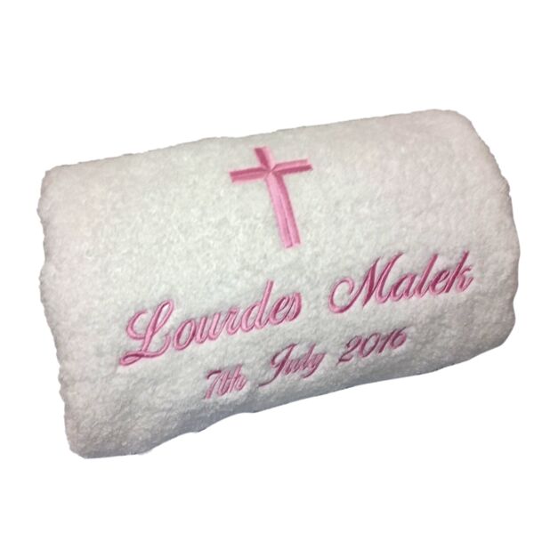 Simple Christening towel Thumbnail