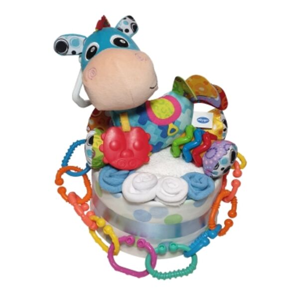 Playful Blue Playgro Baby Gift Cake Thumbnail