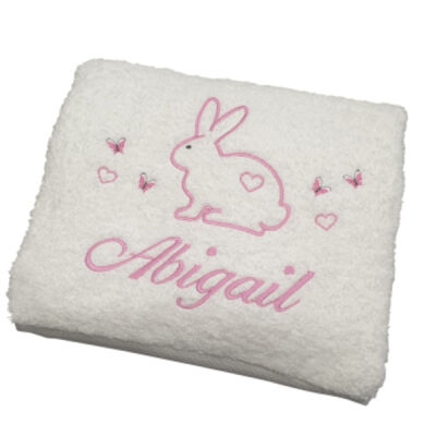 Sheridan Personalised Bath Towel - little bunny Thumbnail