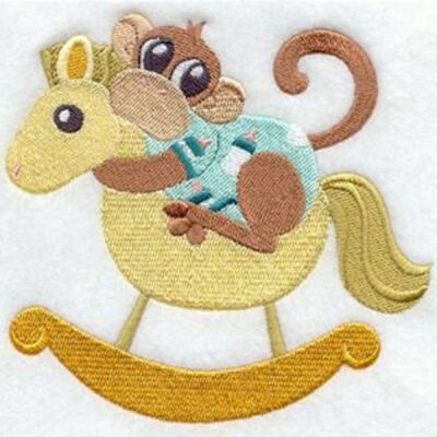 My Rocking Monkey Personalised Blanket Thumbnail