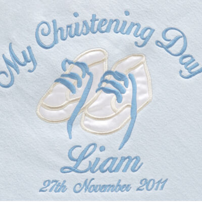 My Christening Day Pink Personalised Blanket Thumbnail