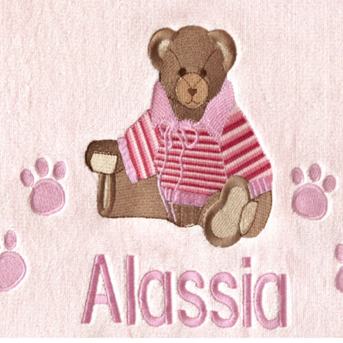 Bronte Bear Personalised Blanket Thumbnail