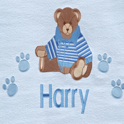 Bronte Bear Personalised Blanket Thumbnail