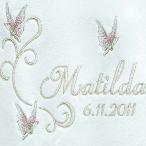 My Beautiful Butterflies Personalised Baby Blanket Thumbnail