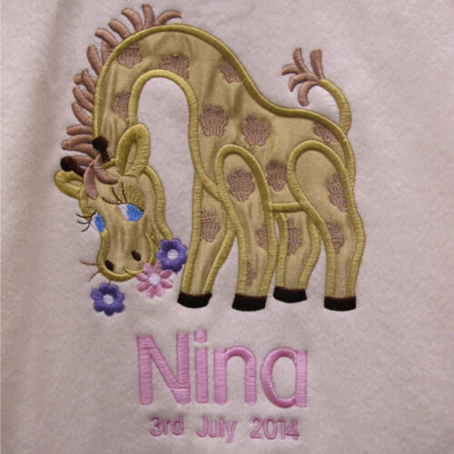 Gerry Giraffe Personalised Blanket Thumbnail