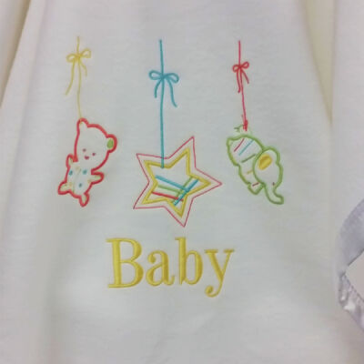 Lullaby Personalised Baby Blanket Thumbnail