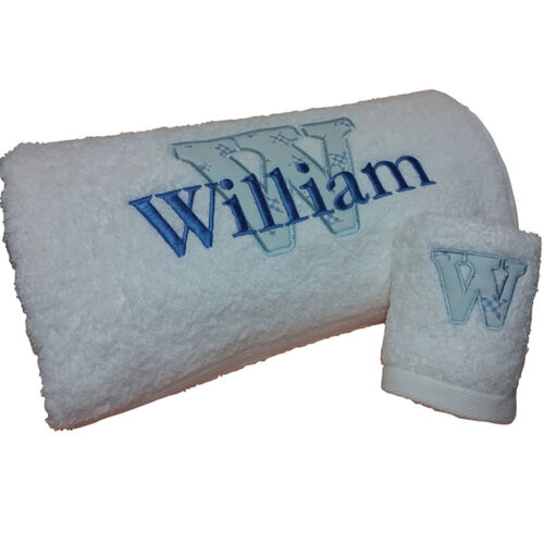 Personalised Applique Bath Towel Thumbnail