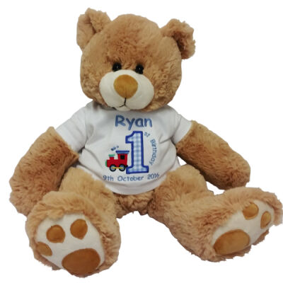  Personalised First Birthday Teddy Bear  Thumbnail