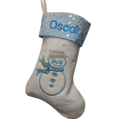 Personalised Christmas Stocking - Snowman Thumbnail